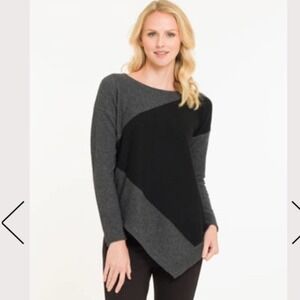 Ply Cashmere Colorblock Sweater